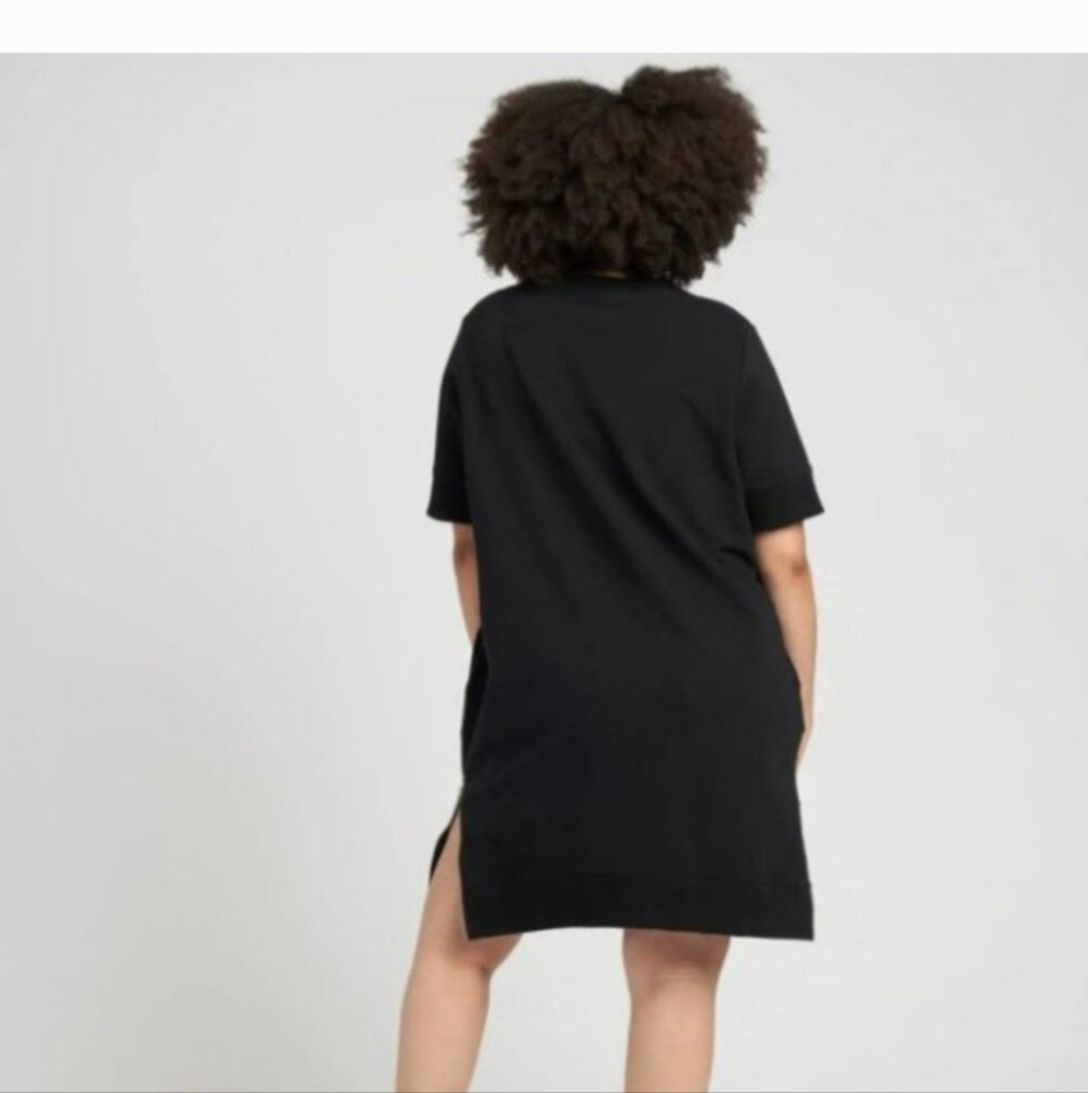 Universal Standard Grace Sweatshirt Dress Black Large 22/24